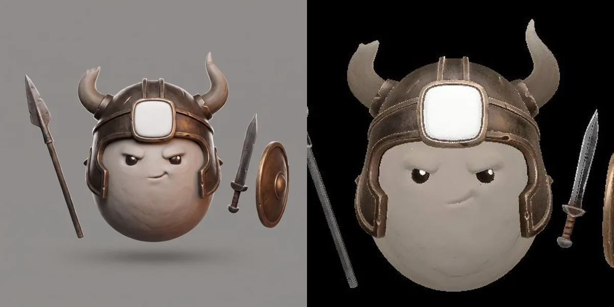 왼쪽이 뽑은 그림, 오른쪽이 3D로 변환한 결과
